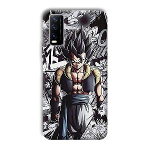 Goku Phone Customized Printed Back Cover for Vivo Y20G