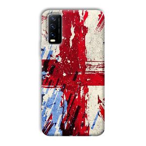Red Cross Design Phone Customized Printed Back Cover for Vivo Y20G