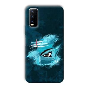 Shiva's Eye Phone Customized Printed Back Cover for Vivo Y20G