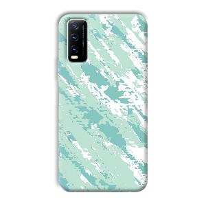 Sky Blue Design Phone Customized Printed Back Cover for Vivo Y20G