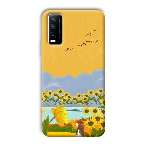 Girl in the Scenery Phone Customized Printed Back Cover for Vivo Y20G
