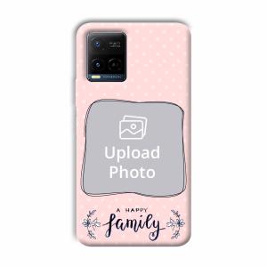 Happy Family Customized Printed Back Cover for Vivo Y21