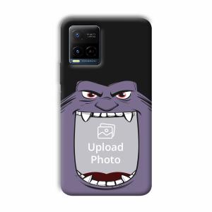 Purple Monster Customized Printed Back Cover for Vivo Y21