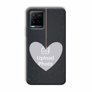Hearts Customized Printed Back Cover for Vivo Y21