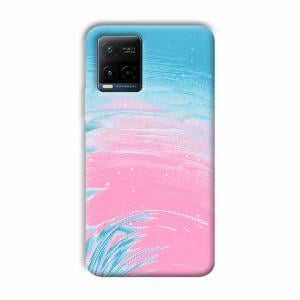 Pink Water Phone Customized Printed Back Cover for Vivo Y21