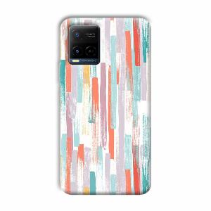 Light Paint Stroke Phone Customized Printed Back Cover for Vivo Y21