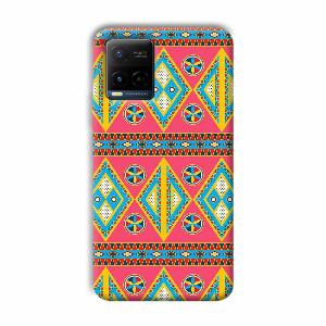 Colorful Rhombus Phone Customized Printed Back Cover for Vivo Y21