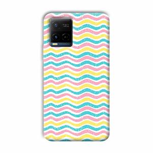 Wavy Designs Phone Customized Printed Back Cover for Vivo Y21