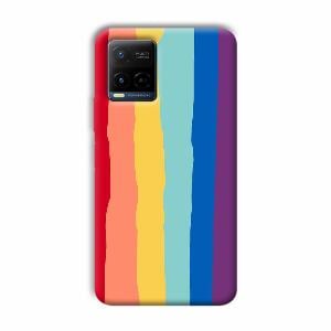 Vertical Paint Phone Customized Printed Back Cover for Vivo Y21