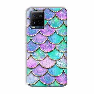 Mermaid Design Phone Customized Printed Back Cover for Vivo Y21