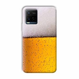 Beer Design Phone Customized Printed Back Cover for Vivo Y21