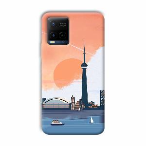 City Design Phone Customized Printed Back Cover for Vivo Y21