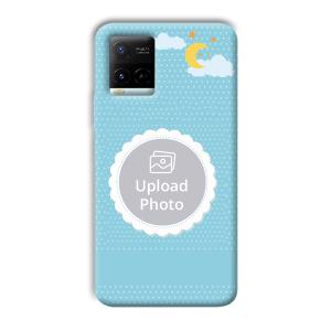 Circle Customized Printed Back Cover for Vivo Y21G