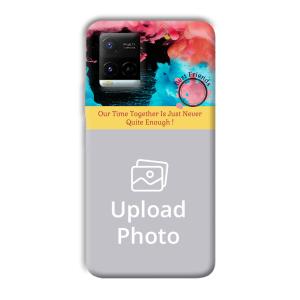 Best Friend Quote Customized Printed Back Cover for Vivo Y21G