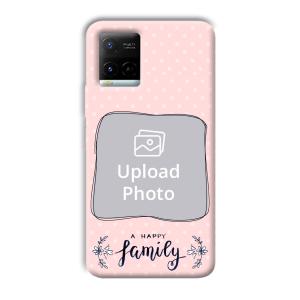Happy Family Customized Printed Back Cover for Vivo Y21G