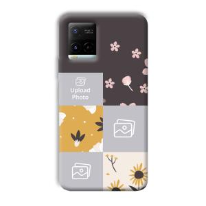 Collage Customized Printed Back Cover for Vivo Y21G