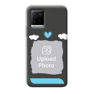Love & Clouds Customized Printed Back Cover for Vivo Y21G