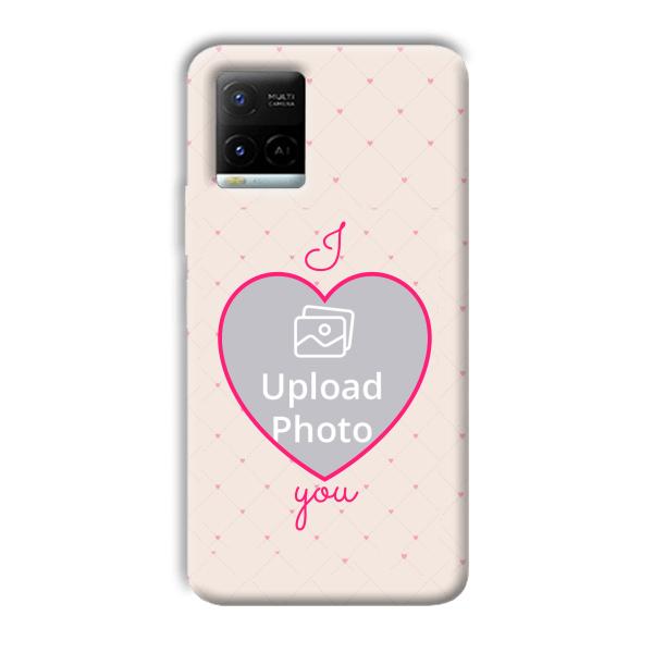 I Love You Customized Printed Back Cover for Vivo Y21G