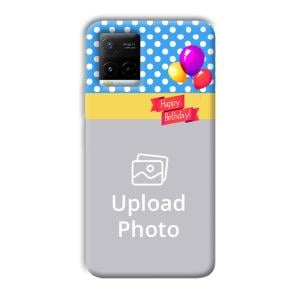 Happy Birthday Customized Printed Back Cover for Vivo Y21G