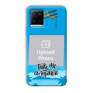 Take Me Anywhere Travel Customized Printed Back Cover for Vivo Y21G