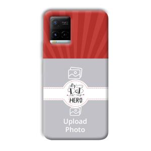 Dad  Customized Printed Back Cover for Vivo Y21G