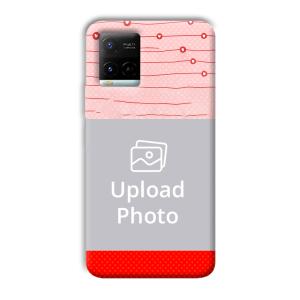 Hearts Customized Printed Back Cover for Vivo Y21G