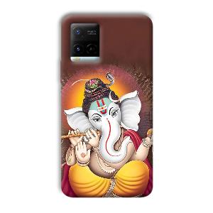 Ganesh  Phone Customized Printed Back Cover for Vivo Y21G