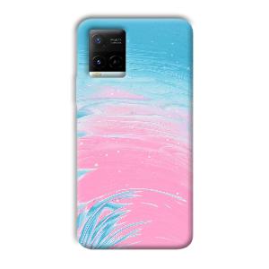 Pink Water Phone Customized Printed Back Cover for Vivo Y21G