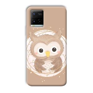 Owlet Phone Customized Printed Back Cover for Vivo Y21G