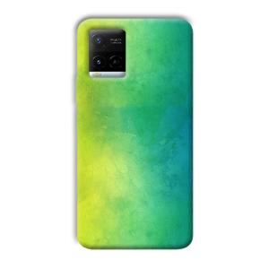 Green Pattern Phone Customized Printed Back Cover for Vivo Y21G
