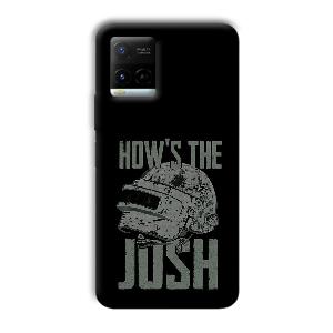 How's The Josh Phone Customized Printed Back Cover for Vivo Y21G