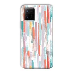 Light Paint Stroke Phone Customized Printed Back Cover for Vivo Y21G