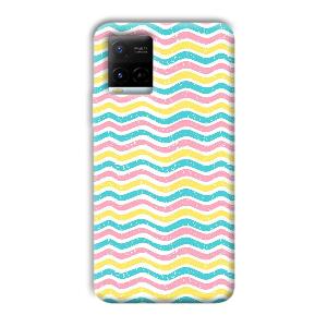 Wavy Designs Phone Customized Printed Back Cover for Vivo Y21G