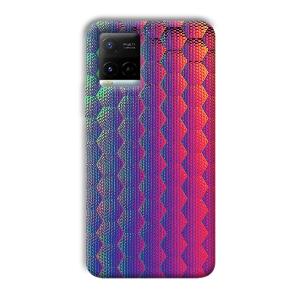 Vertical Design Customized Printed Back Cover for Vivo Y21G