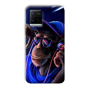 Cool Chimp Phone Customized Printed Back Cover for Vivo Y21G