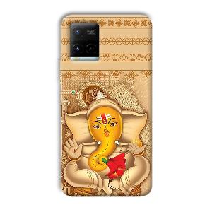 Ganesha Phone Customized Printed Back Cover for Vivo Y21G