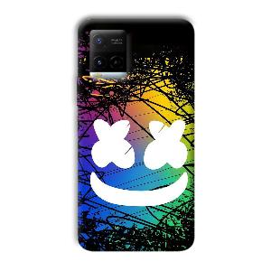 Colorful Design Phone Customized Printed Back Cover for Vivo Y21G