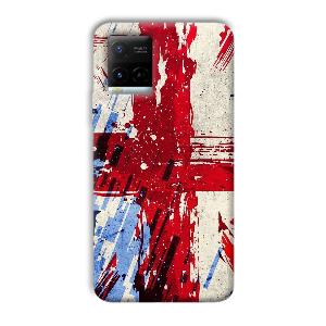 Red Cross Design Phone Customized Printed Back Cover for Vivo Y21G