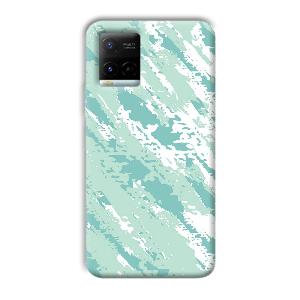Sky Blue Design Phone Customized Printed Back Cover for Vivo Y21G
