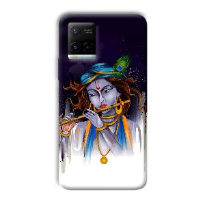Krishna Phone Customized Printed Back Cover for Vivo Y21G