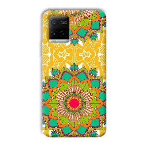 Mandala Art Phone Customized Printed Back Cover for Vivo Y21G