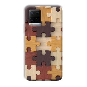 Puzzle Phone Customized Printed Back Cover for Vivo Y21G