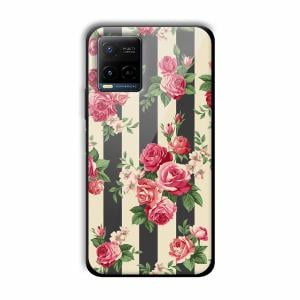 Wall of Flowers Customized Printed Glass Back Cover for Vivo Y21