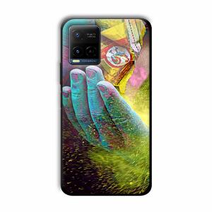 Festival of Colors Customized Printed Glass Back Cover for Vivo Y21