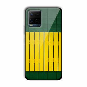 Yellow Fence Customized Printed Glass Back Cover for Vivo Y21