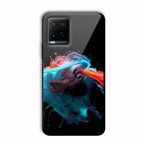 Mix of Colors Customized Printed Glass Back Cover for Vivo Y21