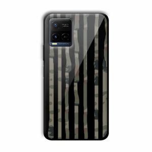 Camo Customized Printed Glass Back Cover for Vivo Y21