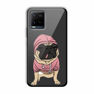Cool Dog Customized Printed Glass Back Cover for Vivo Y21