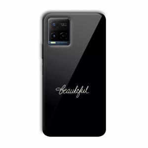 Beautiful Customized Printed Glass Back Cover for Vivo Y21