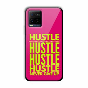 Never Give Up Customized Printed Glass Back Cover for Vivo Y21